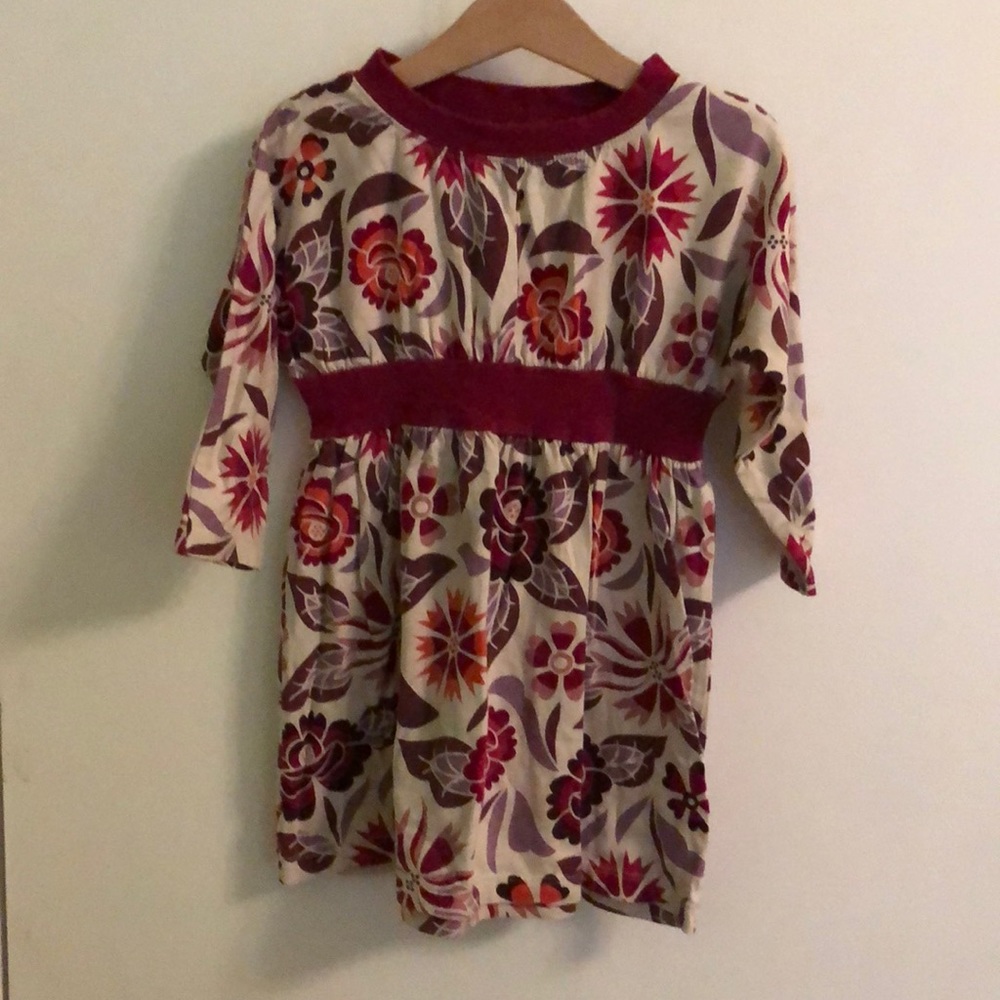 Tea Collection Fall Floral Long Sleeve Dress 2